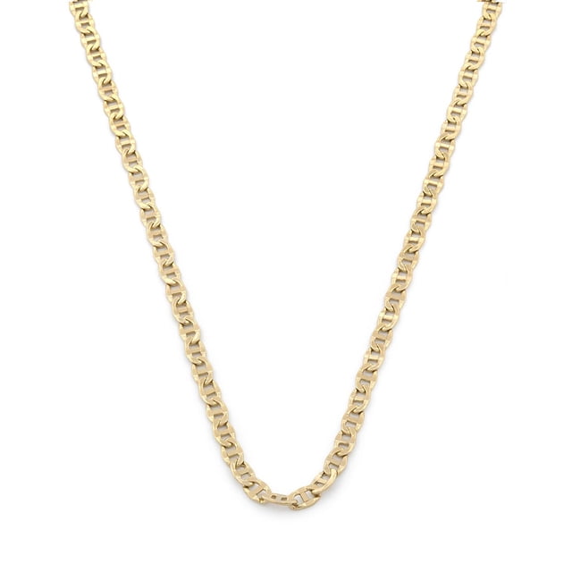 Cadena Tejido Grano 2.5 mm 55 cm Oro Amarillo Sólido 10k