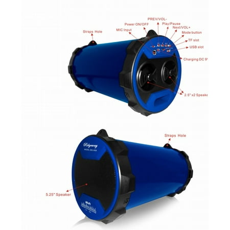 Ridgeway BS-958 Blue BT Stereo Speaker with