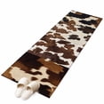 thumbnail image 6 of Cow Patterned Kitchen Runner Rug 2x6 Washable Runners for Hallway Non Slip Vintage Farmhouse Abstract Country Western Large Area Rug Indoor Floor Carpet for Bathroom Laundry Entryway Bedroom, 6 of 8