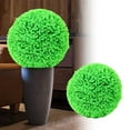 thumbnail image 2 of Artificial Boxwood Topiary Balls Outdoor Decor Greenery Spheres for Garden Backyard Balcony Wedding Home Decor Weather Resistant for Outdoor Indoor Use, 2 of 5