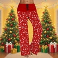 thumbnail image 2 of BLVB Women Christmas Pajama Pants Comfy Lounge Wide Leg Casual Stretch Palazzo Drawstring Pj Bottoms Pants S-2XL, 2 of 6