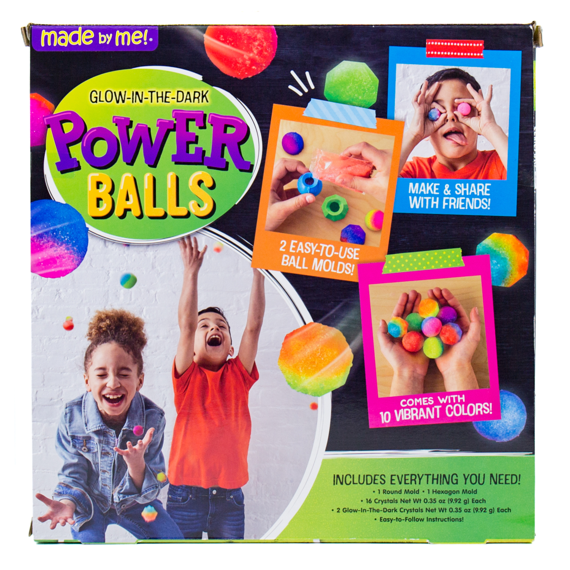Made By Me Glow-in-the-Dark Power Balls Craft Kit, Child, Ages 6+ - image 4 of 6