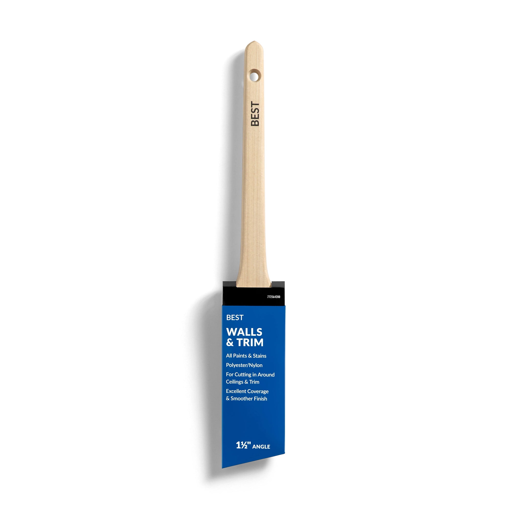 BEST Blended Bristle 1.5" inch Thin Angle Sash Paint Brush