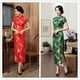 thumbnail image 4 of Disfraz cheongsam crisantemo cheongsam C0136 Diseño versátil, 4 of 6