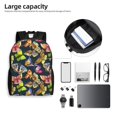 thumbnail image 6 of Cauagu Butterfly Wild Insect Print Backpacks,Travel Daypack Casual Laptop Backpack Bookbag Fits 15 Inch Computer for Men Women, 6 of 8