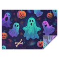 thumbnail image 1 of Rectangle Table Cover Pumpkin Bat spider Ghost Halloween Table Cloth,Decorative Washable Table Covers for Picnic Gathering Halloween Fall Thanksgiving Christmas, 1 of 5