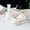 White Gold, variant on Modern White Ceramic Bathroom Accessory Set with Gold Marble , 6-Piece Essentials for Countertop