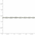 thumbnail image 2 of 925 Sterling Silver Polished 2.25mm Singapore Chain Necklace 24 Inch Lobster Claw Chain Necklace for Women and Men, 2 of 2