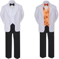 thumbnail image 2 of New Boys Satin Vest only Baby Toddler Formal Party Boy Suit Tuxedo 23 Color S-7, 2 of 3