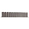 thumbnail image 2 of Proto 3/8 In Drive 15 Piece Deep Impact Socket Set 6 Point, 2 of 2