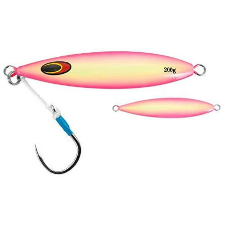 UPC: 9351482005375 | Nomad Gypsy Jig – 300g/10.5 oz. – Full Glow Pink
