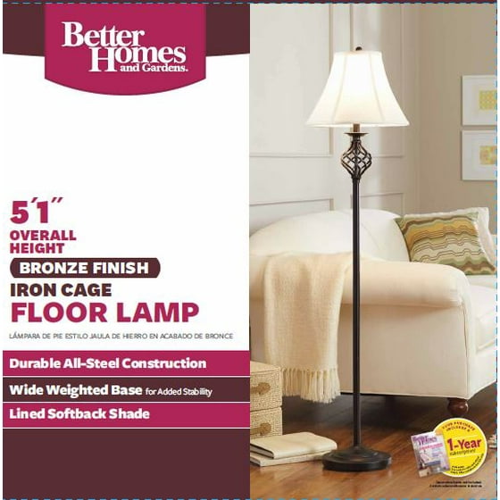 Better Homes Gardens Iron Cage Lamp