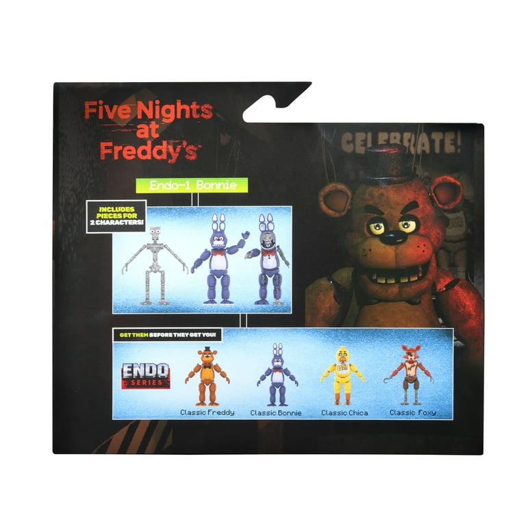 Five Nights at Freddy’s 6 inch Endo-Series Collector Figure: Endo-1 with Classic Bonnie and Withered Bonnie Pieces