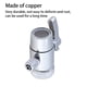 thumbnail image 3 of Inteprter Válvula desviadora de grifo de filtro de agua, baño de cobre, inodoro, cocina, fregadero, interruptor de cinta, adaptador, piezas de repuesto, Decoración del hogar Inteprter HA066990-00, 3 of 5