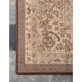thumbnail image 4 of Unique Loom Voyage Collection Area Rug - Colonial (4' 1" Square Brown/Cream), 4 of 6