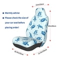 thumbnail image 3 of Naloa Turtle Car Seat Covers Universal Front Seat Coves for Car Accessories ,Padded Car Covers for Automotive, SUV, Truck, and Van, 3 of 5