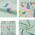 thumbnail image 5 of Bellafa Toddler Girls Pajamas Set Kids Long Sleeve PJs Cotton Jammies 3-9 Years Girl's Unicorn Sleepwear, 5 of 9