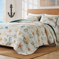 thumbnail image 5 of Greenland Home Kona Cotton-Rich Coastal Quilt Set, 3-Piece King/Cal King, 5 of 8