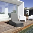 thumbnail image 2 of Outsunny Outdoor Lounge Chair, Patio Lounge Chair with Reclining Back, 2 of 10