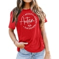 thumbnail image 3 of Autism Awareness T Shirts for Women 2026 Summer Casual Short Sleeve Crewneck Graphic Tees, 3 of 5