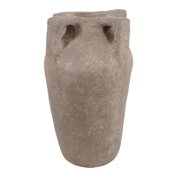 Modern Tall Textured Vase with Handles for Living Room Decor - Decorative Flower Vase for Bedroom, Office, and Home Decor - Versatile House Vase Perfect for Dining Room Table Decor - 20.5", Tan