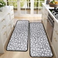 thumbnail image 4 of Kitchen Rugs Sets Of 2,Gray Christmas Snowflake Pattern Anti Fatigue Kitchen Mat Rugs Non Slip Washable,Decorative Kitchen Floor Mats for Kitchen,Sink,Laundry,17"x47"+17"x47", 4 of 5