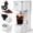 White, variant on Single Serve Coffee Maker, 2 in 1 Brewer for K Pod & Ground Coffee, Rapid Brew 6 to 24oz Capacities with Anti-splas, Small Compact Design for Home Office Travel Camping-White