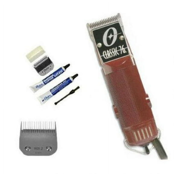 Oster Classic 76 clippers. BONUS: Includes blades 1, 2 & 000