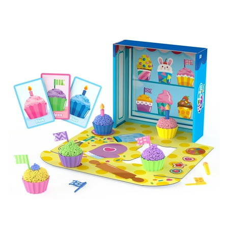 UPC: 0086002020383 | Educational Insights Playfoam Cupcake Cafe Set with 5 Colors of Playfoam Fidget & Sensory Toy Ages 3+