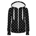 thumbnail image 1 of Puntoco Moda Mujer Casual Con Capucha Slim Cremallera Polar Suéter Abrigo Puntoco Puntoco-1, 1 of 2