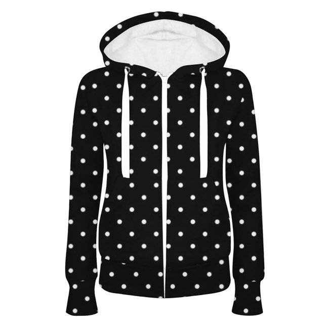 Puntoco Moda Mujer Casual Con Capucha Slim Cremallera Polar Suéter Abrigo Puntoco Puntoco-1
