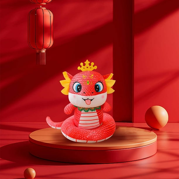 Muñeca de La Serpiente Del Año 2025, Serpiente de La Suerte, Serpiente Pequeña, Regalo de La Reunión Anual, Muñeca de Juguete