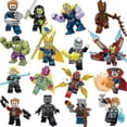 thumbnail image 1 of 16 piezas de figuras en miniatura de Lego Infinity War de Heroes Fit, Hulk, 1 of 2