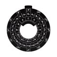 thumbnail image 1 of Outil Musical Rond de Cinquième Roue en Bois avec Tableau d'Accords de Guitare Livre de Musique et Support en Bois pour Instruments de Musique, 1 of 8