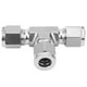 thumbnail image 3 of Conector de virola de compresión Camiseta de diámetro igual Acero inoxidable 316 Forjado SS?600?3Ф3/8, 3 of 8