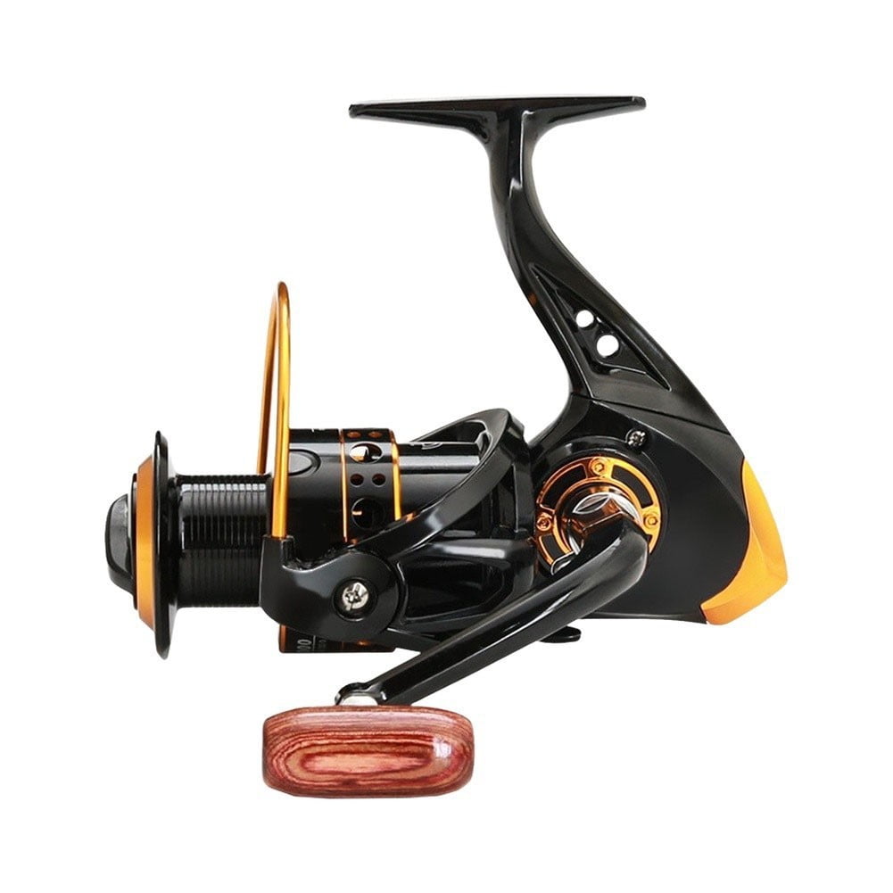 Mosiee Fishing Reel Spinnings Dc Series 5. for 2:1 13 Bearings Brake Power for Saltwater Black 7000 Model