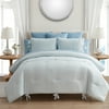 My Texas House Serena 10-Piece Light Blue Solid Bed in a Bag, King