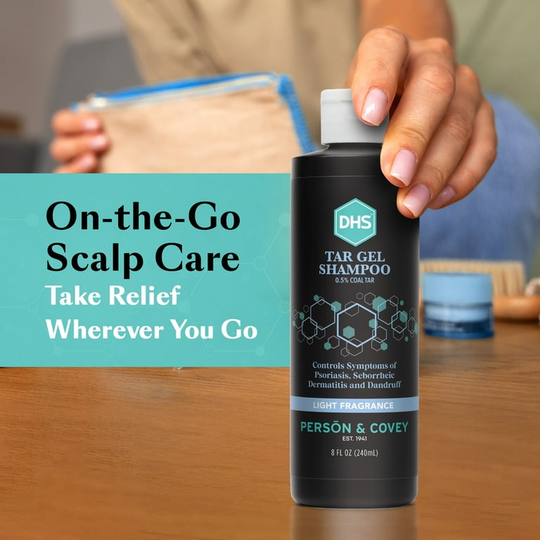 DHS Coal Tar Gel Shampoo for Scalp Support, Dandruff, Seborrheic