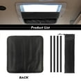thumbnail image 6 of XYZCANDO Mushroom RV Skylight Shade RV Window Cover Foldable Blackout Window Cover Winnebago Black Out Shade for Window RV Vent Shade Velcro RV Accessories Sun Blackout Fabric for Camper Black, 6 of 7