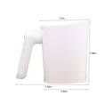 thumbnail image 3 of Xihbxyly Tamiz de Harina a Batería, Malla de Acero Inoxidable, Alta Eficiencia de Tamizado, Capacidad para 4 Tazas, Apto para Uso Alimentario, Fácil de Limpiar, Apto para Hornear, Azúcar Glas y Harin, 3 of 7