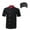Black Snap, variant on Toptie Unisex Short Sleeve Cooking Chef Coat Jacket with Adjustable Hat-Red-XXL
