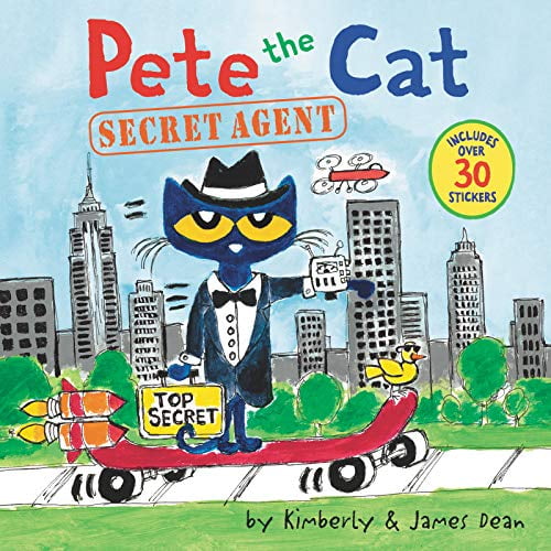 Pre-Owned Pete the Cat: Secret Agent: Includes Over 30 Stickers! [With Stickers] (Paperback) 006286842X 9780062868428
