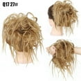 thumbnail image 2 of High Temperature Synthetic Messy Hair Tie Bun Wig - Natural Looking Blonde and Brown Fiber for Effortless Style, 2 of 4