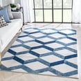 thumbnail image 2 of Well Woven Good Vibes Millie Modern Geometric Blue 7'10" x 9'10" Area Rug, 2 of 8