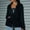 Black, variant on Women's Long Sleeve Jacket Shacket Concert Outfits Long Sleeves Spakle Shirt Jacket