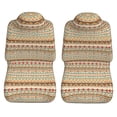 thumbnail image 5 of XMXT 2Pcs Car Seat Cover Decor Protector, Native Boho Retro Ethnic Print Front Seat Covers for Cars SUVs, Universal Fit, 5 of 9