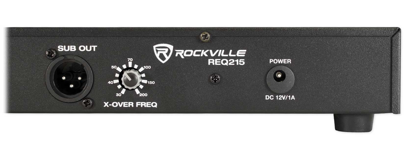 Rockville RPA60BT 1000 Watt Bluetooth Home Receiver+Dual 15 Band EQ Equalizer