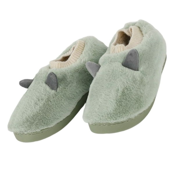 Advancent De zapatos térmicos de invierno para mujer, calentadores de pies lavables antideslizantes resistentes al desgaste, pantuflas de Suministros térmicos