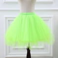 thumbnail image 5 of Falda de gasa de media longitud para adultos de talla grande de Europa y Estados Unidos, falda de color sin hueso, falda de ballet hinchada para actividades de rendimiento para mujer, 5 of 5