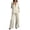 Beige, variant on Women's Contrast Trim Blazer 2 Piece Suit Set,Notched Lapel Long Sleeve Jacket with Wide Leg Pants Business Outfit,Sky Blue Women's S-XXXL